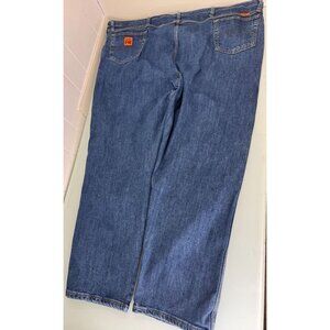 Wrangler FR Jeans 52X32 Flame Resistant Workwear Safety Pants Blue Denim Stretch